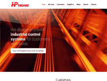 Tablet Screenshot of hptronic.com